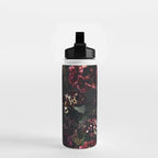 Vintage bouquets of garden flowers. Roses, dark red and pink peony.  Water Bottle Gallery Image 2