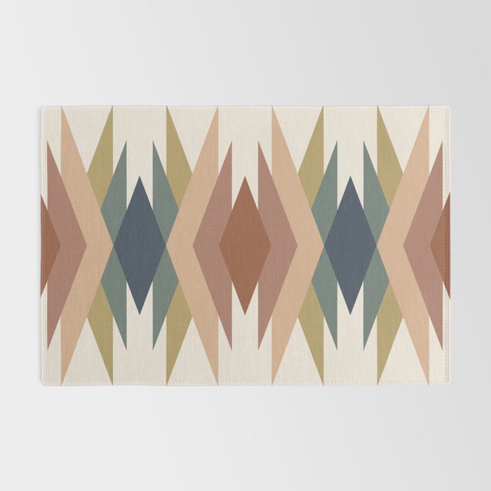 Bold Geometric Triangles IX Rug Gallery Image 2