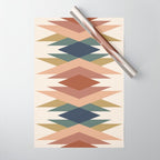 Bold Geometric Triangles IX Wrapping Paper Gallery Image 1