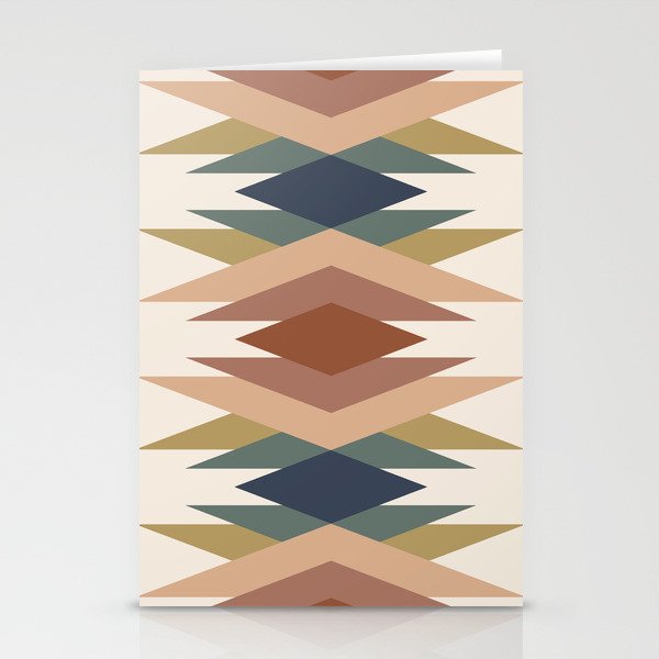 Bold Geometric Triangles IX Stationery Card Gallery Image 2