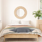 Bold Geometric Triangles IX Duvet Cover Gallery Image 3