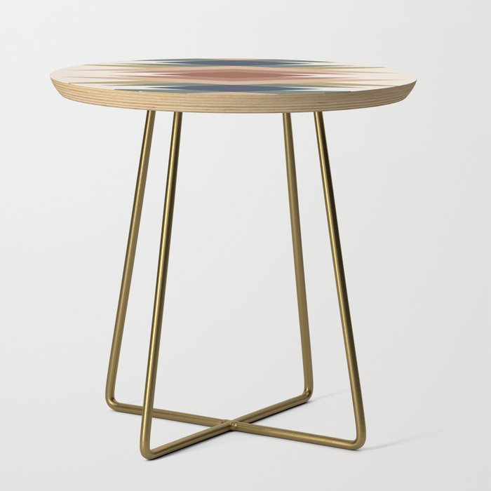 Bold Geometric Triangles IX Side Table Gallery Image 1