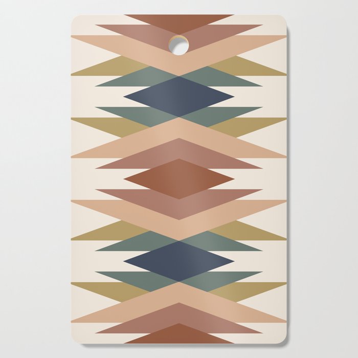Bold Geometric Triangles IX Cutting Board Gallery Image 1