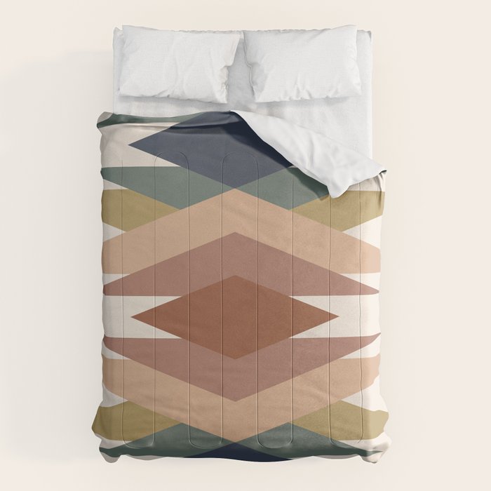 Bold Geometric Triangles IX Comforter Gallery Image 1