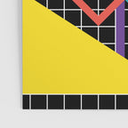 Memphis Pattern - 80s Retro Black Poster Gallery Image 3