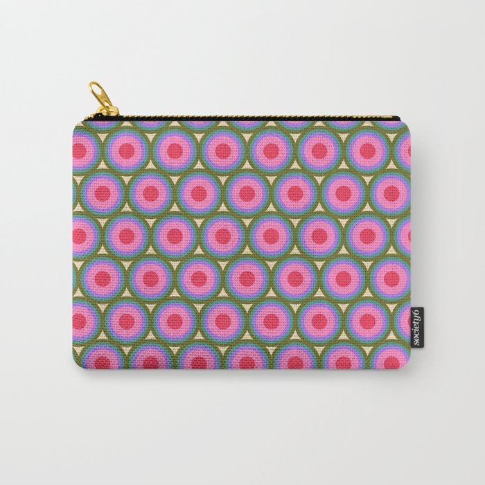 Geometric Mid Century Modern Pattern Carry All Pouch Gallery Image 1