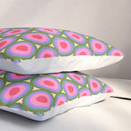 Geometric Mid Century Modern Pattern Pillow Sham Gallery Image 3