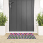 Geometric Mid Century Modern Pattern Welcome Mat Gallery Image 3