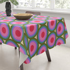 Geometric Mid Century Modern Pattern Tablecloth Gallery Image 3