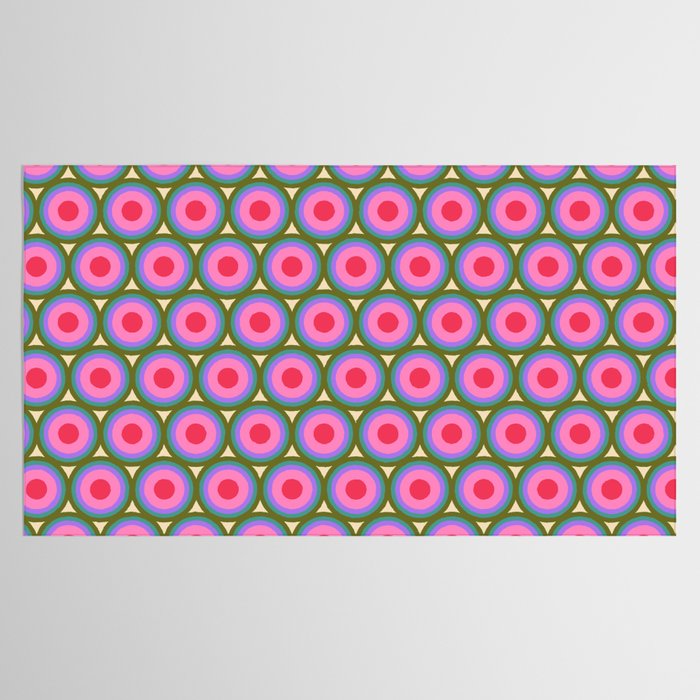 Geometric Mid Century Modern Pattern Tablecloth Gallery Image 2