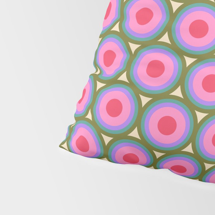 Geometric Mid Century Modern Pattern Pillow Sham Gallery Image 4