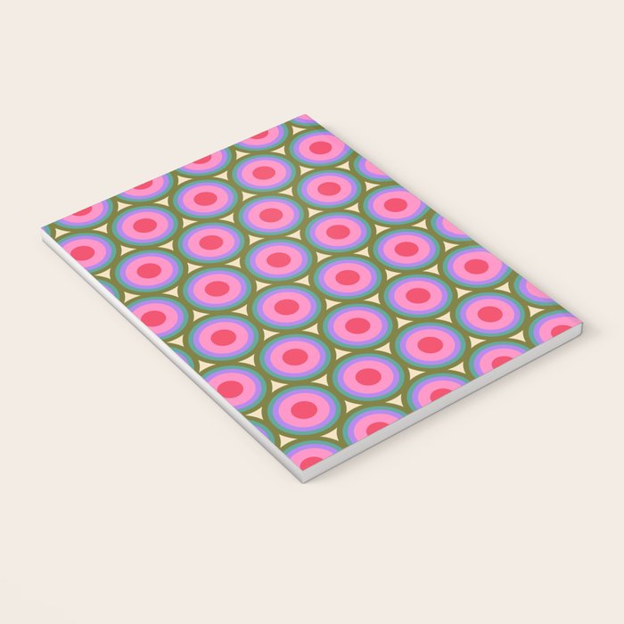 Geometric Mid Century Modern Pattern Notebook Gallery Image 3