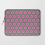 Geometric Mid Century Modern Pattern Laptop Sleeve Gallery Image 1
