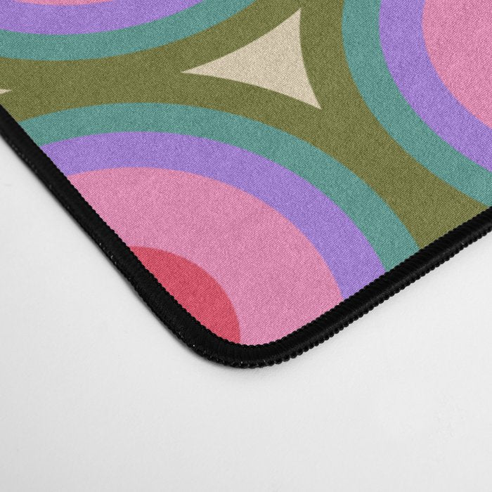 Geometric Mid Century Modern Pattern Desk Mat Gallery Image 4
