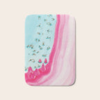 Pink beach Bath Mat Gallery Image 1