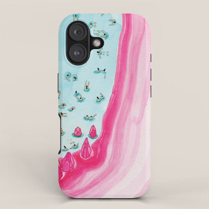 Pink beach iPhone Case Gallery Image 1