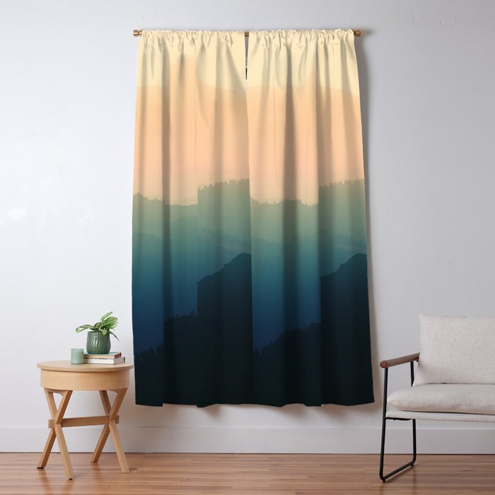 Living On The Edge - Smoky Mountain National Park Window Curtain Gallery Image 5