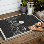 Mountain Trees Dark Outdoor Rug Gallery Image 2