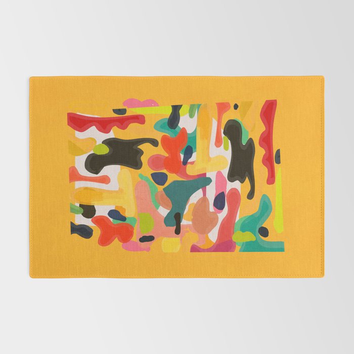 Modern Abstract Shapes 15 Rug Gallery Image 2