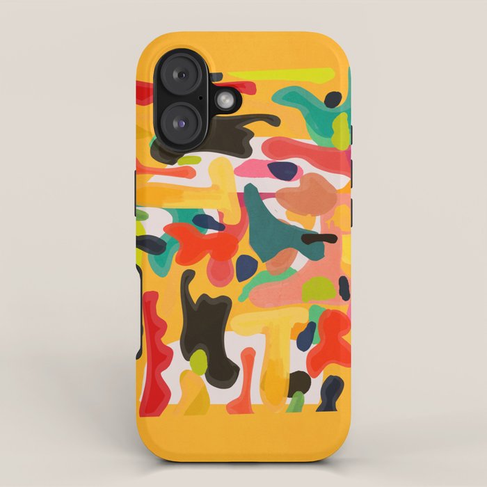 Modern Abstract Shapes 15 iPhone Case Gallery Image 1