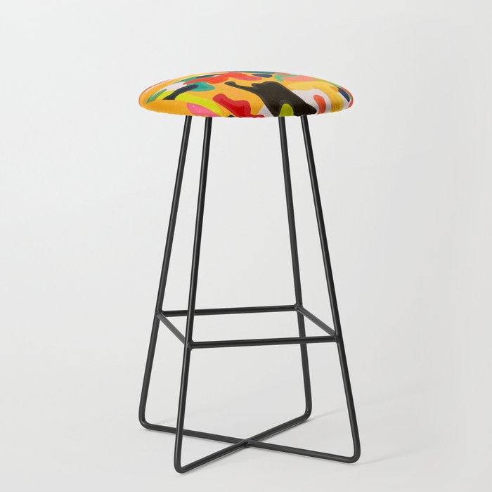 Modern Abstract Shapes 15 Stool Gallery Image 1