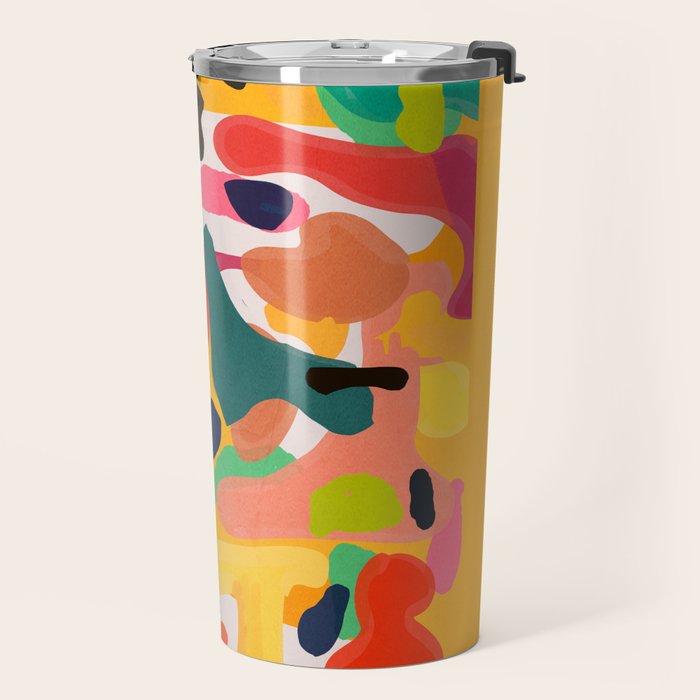 Modern Abstract Shapes 15 Travel Mug Gallery Image 2