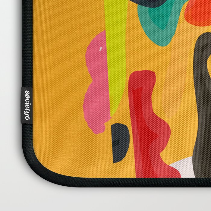 Modern Abstract Shapes 15 Laptop Sleeve Gallery Image 3