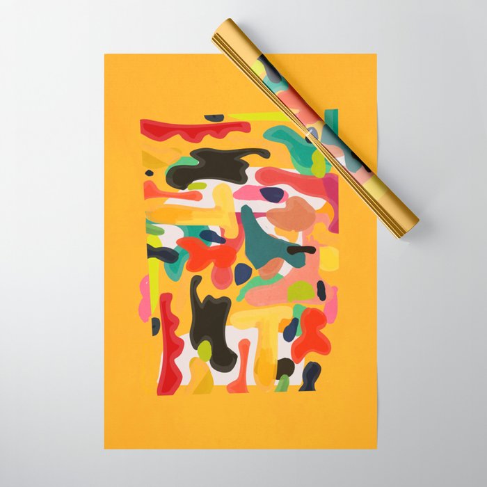 Modern Abstract Shapes 15 Wrapping Paper Gallery Image 1