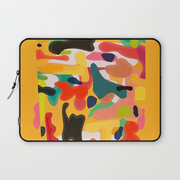 Modern Abstract Shapes 15 Laptop Sleeve Gallery Image 1