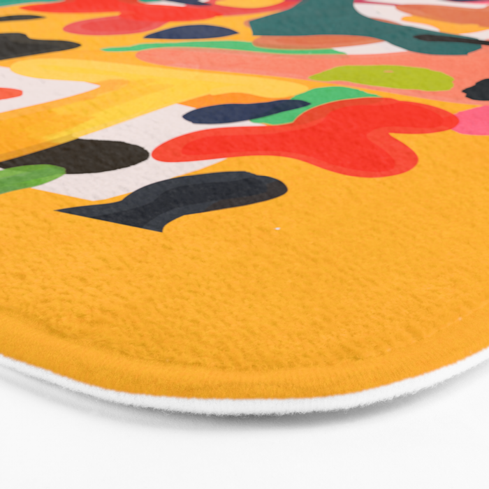 Modern Abstract Shapes 15 Bath Mat Gallery Image 3
