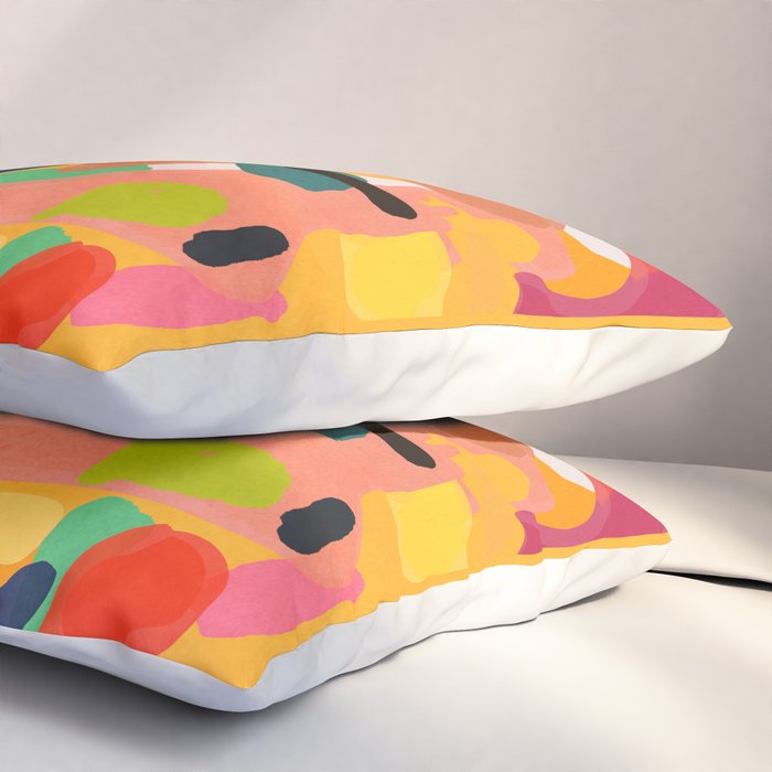 Modern Abstract Shapes 15 Pillow Sham Gallery Image 3