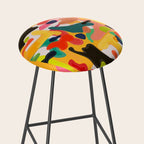 Modern Abstract Shapes 15 Stool Gallery Image 2