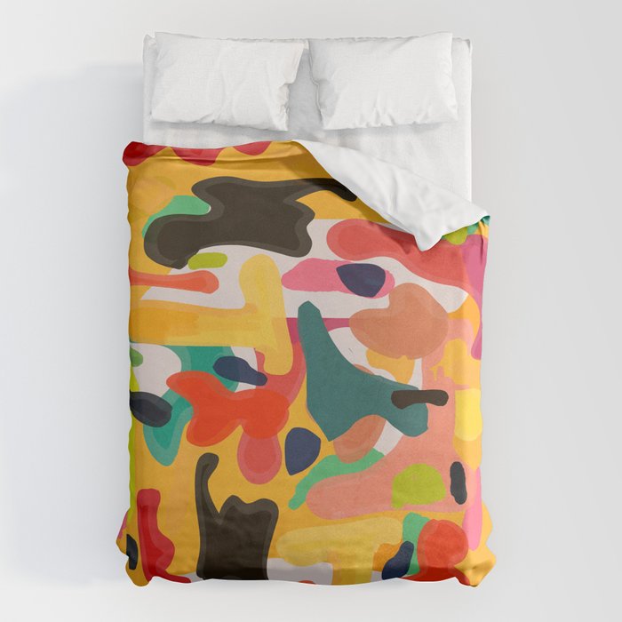 Modern Abstract Shapes 15 Duvet Cover Gallery Image 6