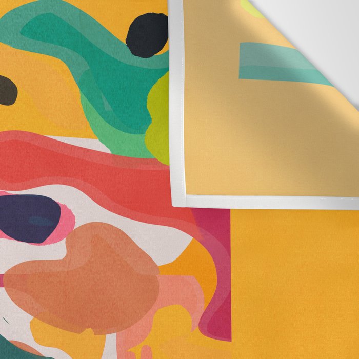 Modern Abstract Shapes 15 Wall Tapestry Gallery Image 3