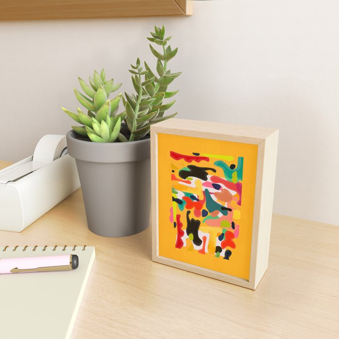 Modern Abstract Shapes 15 Mini Art Print Gallery Image 2
