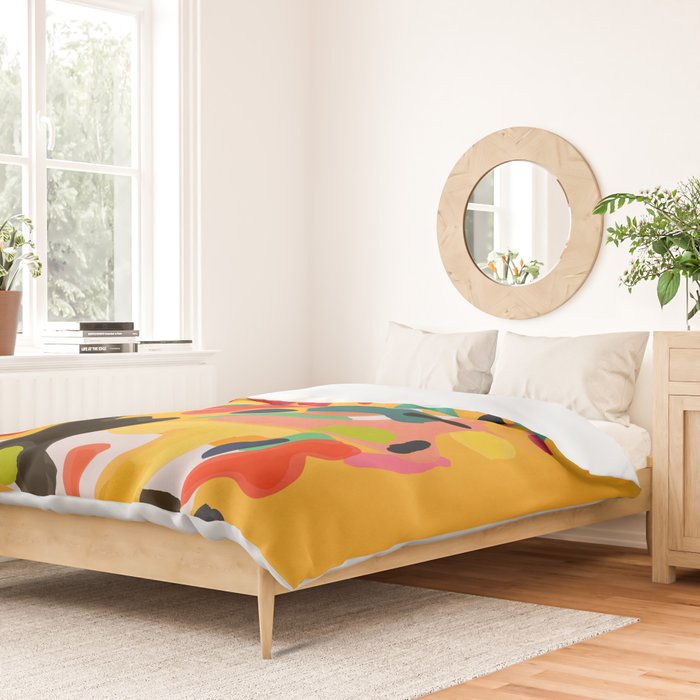 Modern Abstract Shapes 15 Duvet Cover Gallery Image 2