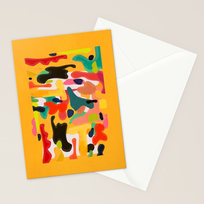 Modern Abstract Shapes 15 Stationery Card Gallery Image 2