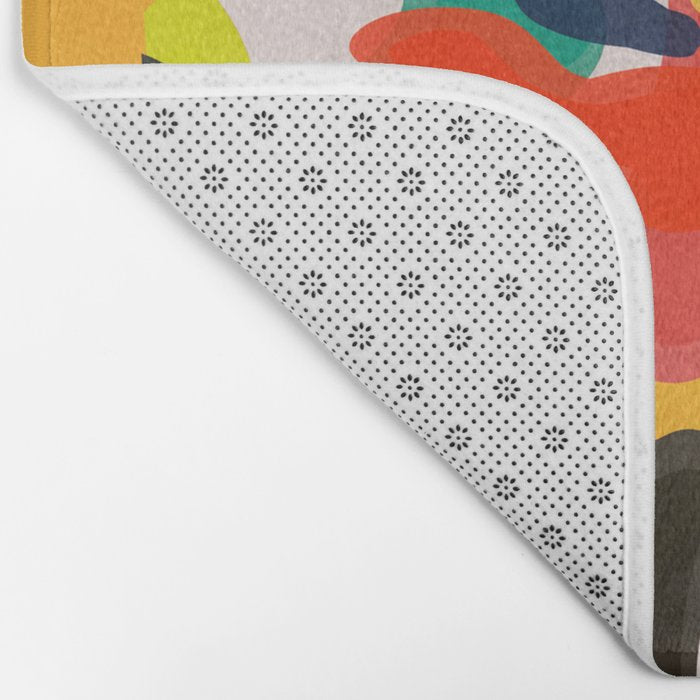 Modern Abstract Shapes 15 Bath Mat Gallery Image 2
