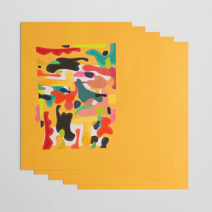 Modern Abstract Shapes 15 Wrapping Paper Gallery Image 3
