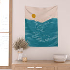 "Go Beyond The Shallow Waters.." Wall Tapestry Gallery Image 2