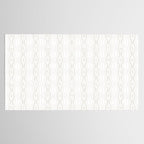 Wavy lines and tiny blooms - natural soft beige mushroom tones pattern Tablecloth Gallery Image 2