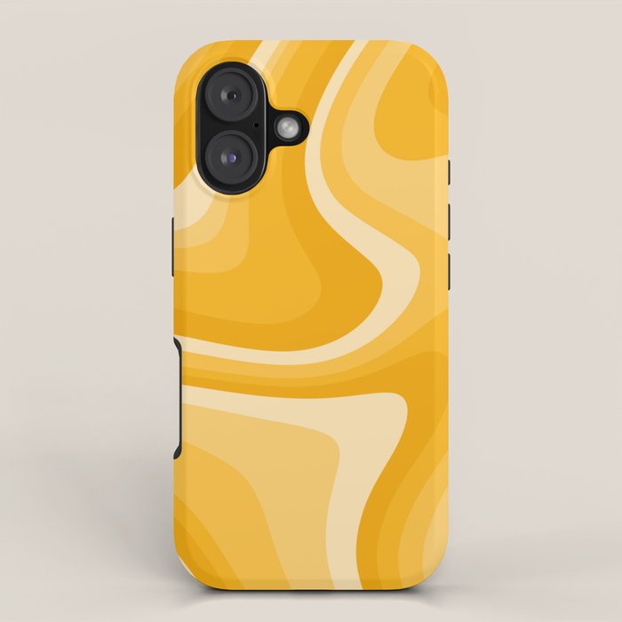 Abstract Wavy Stripes LXXXVI iPhone Case Gallery Image 1