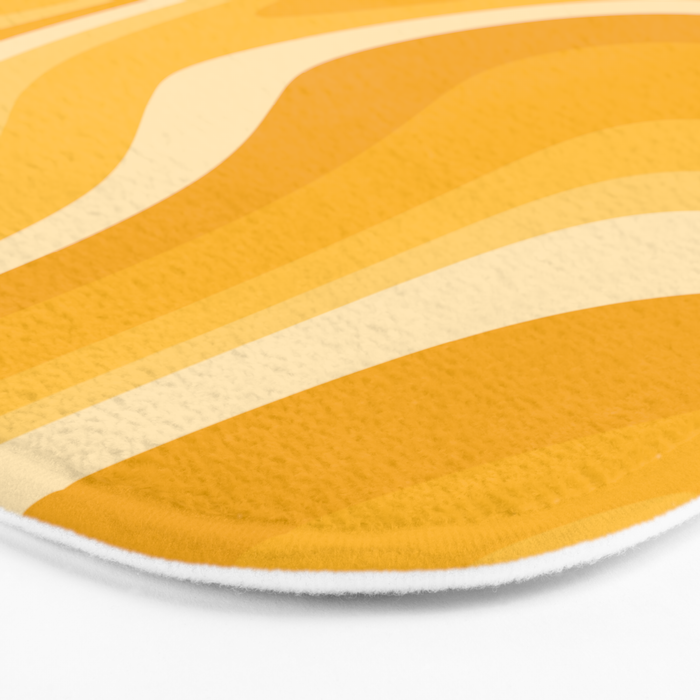 Abstract Wavy Stripes LXXXVI Bath Mat Gallery Image 3
