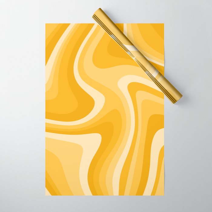 Abstract Wavy Stripes LXXXVI Wrapping Paper Gallery Image 1