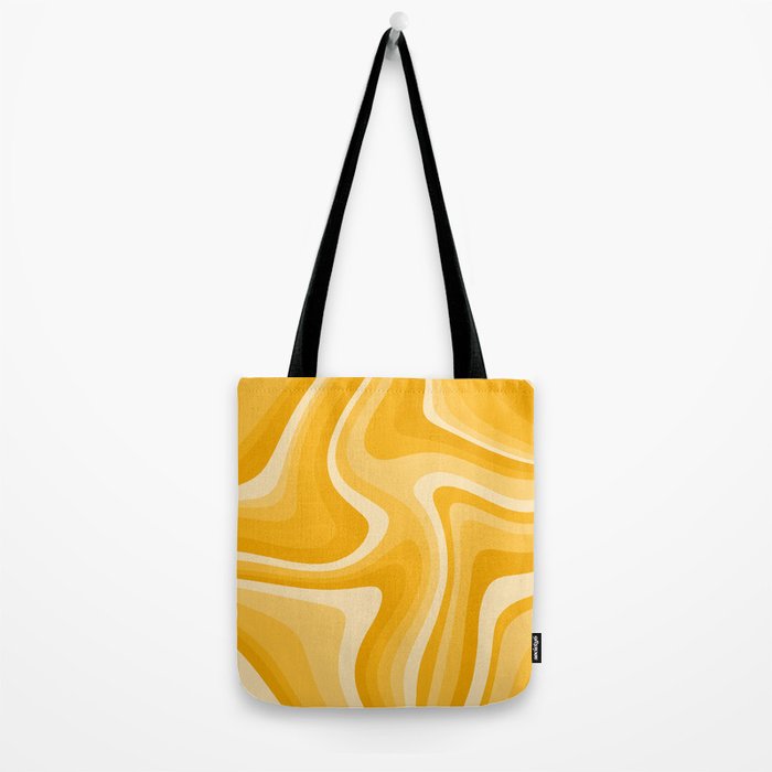 Abstract Wavy Stripes LXXXVI Tote Bag Gallery Image 2