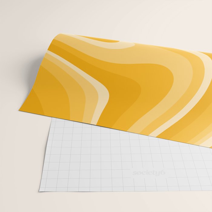 Abstract Wavy Stripes LXXXVI Wrapping Paper Gallery Image 2