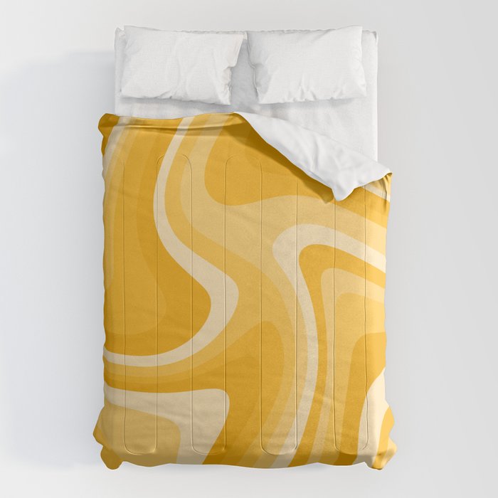 Abstract Wavy Stripes LXXXVI Comforter Gallery Image 6