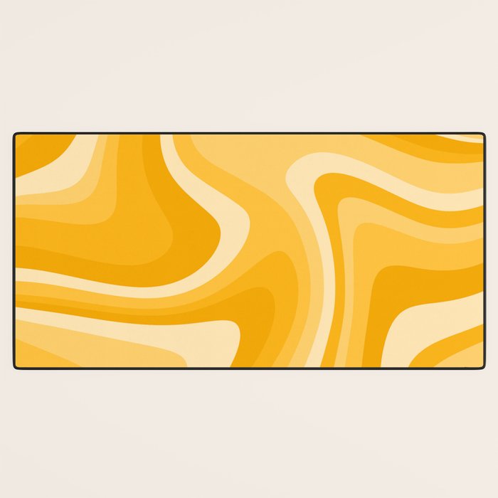 Abstract Wavy Stripes LXXXVI Desk Mat Gallery Image 3