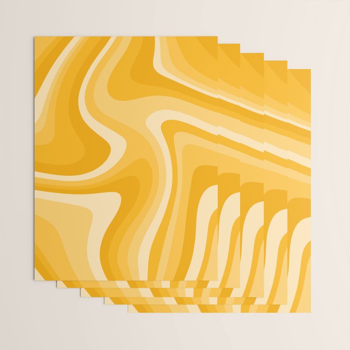 Abstract Wavy Stripes LXXXVI Wrapping Paper Gallery Image 3