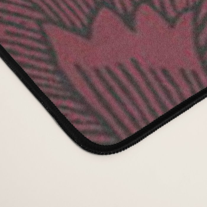 William Morris Poppy Dark Wine Claret Red Pattern Desk Mat Gallery Image 4